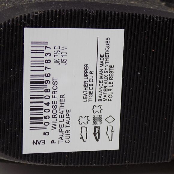 Clark's Unstructured Leather Ankle Boots Distressed Taupe Size 10 M Rustic - Picture 4 of 11